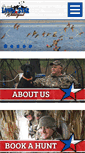 Mobile Screenshot of lonestarwaterfowl.com